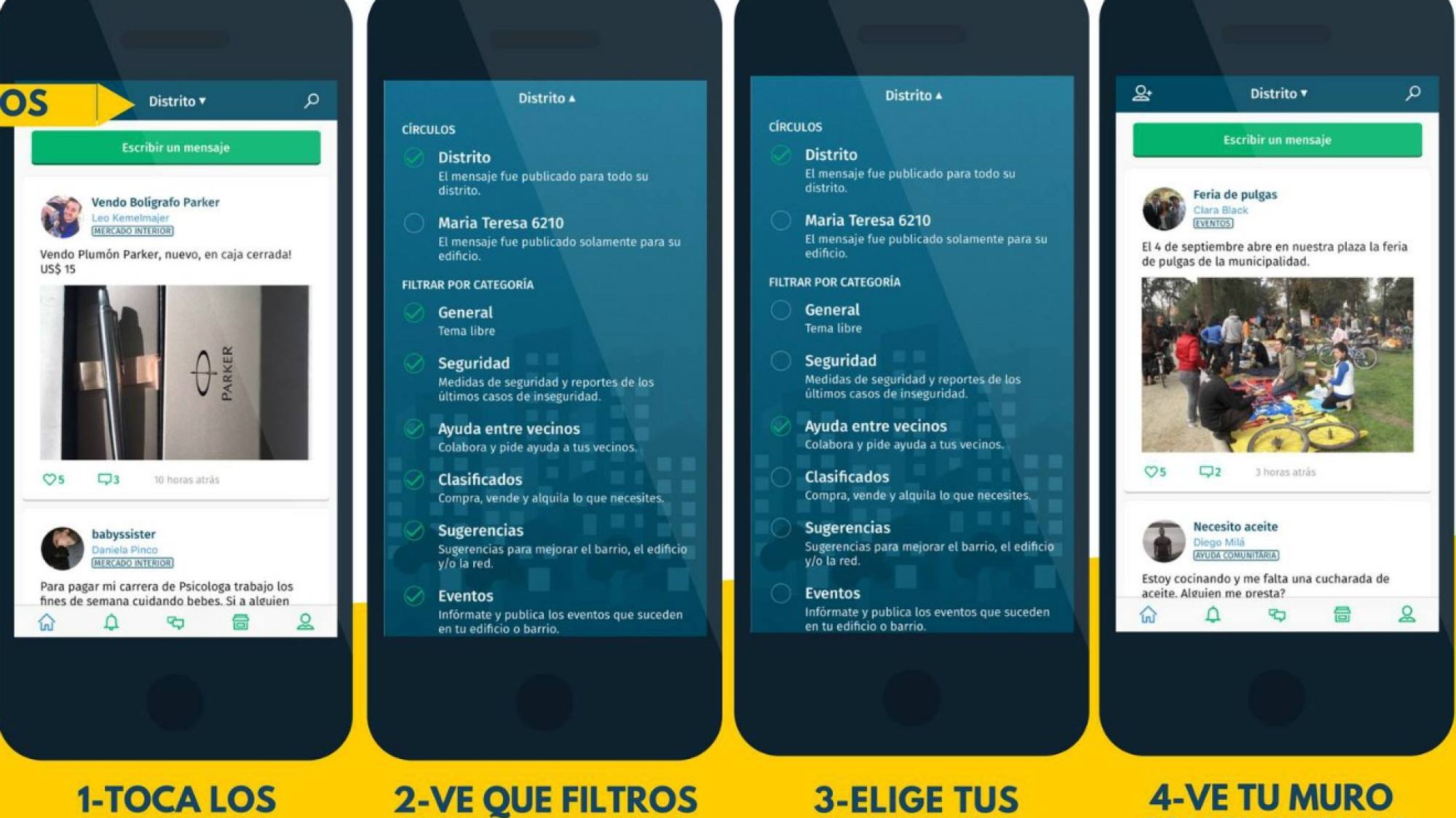 distrito sh app barrio, EntrepreNerd