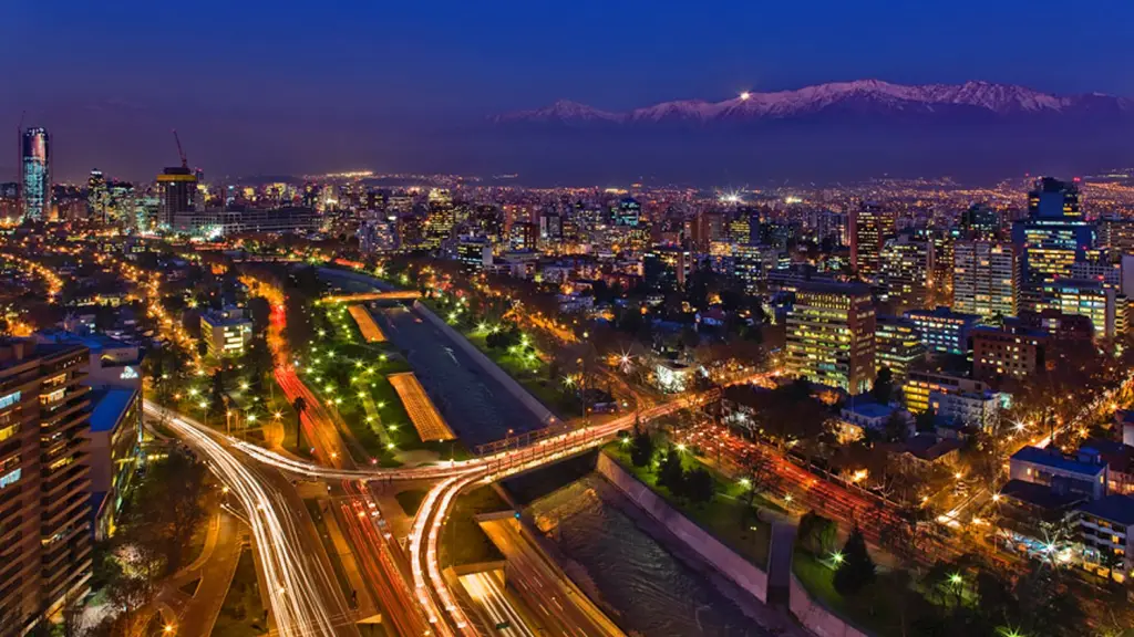 Santiago de Chile de noche ,EntrepreNerd