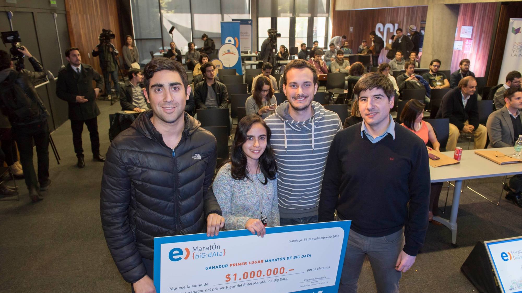 Ganadores Entel Maraton Big Data, EntrepreNerd