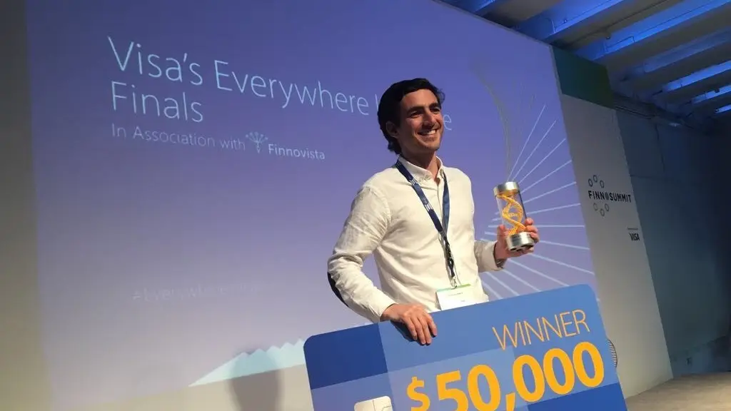 Visa Everywhere Initiative winner ,EntrepreNerd