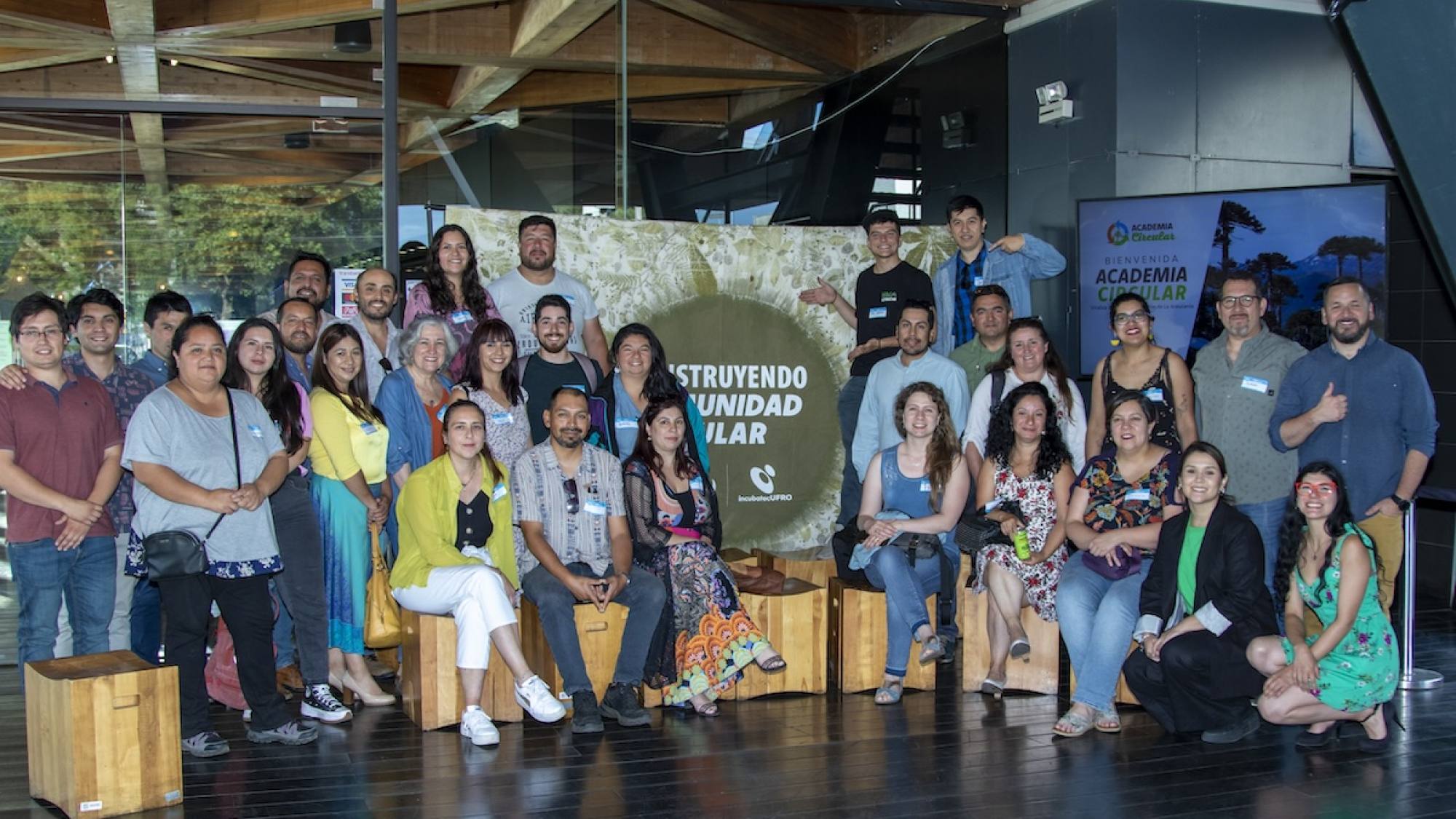 Foto archivo emprededores Academia Circular version Araucania, EntrepreNerd