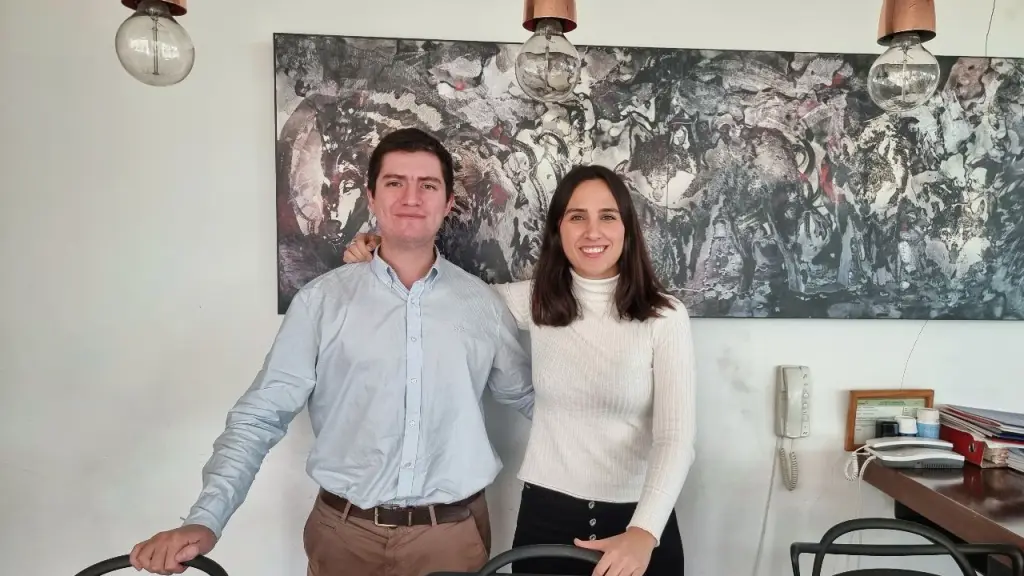 Fundadores BondUP Matias Tapia y Michelle Schnitzer 1 ,EntrepreNerd