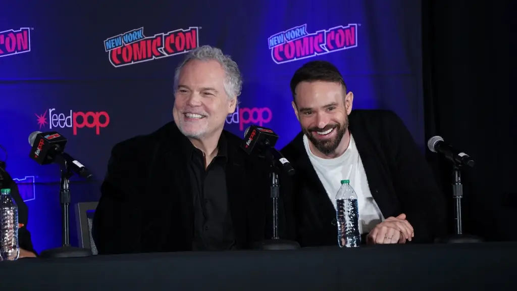 Charlie Cox y Vincent D'Onofrio, los protagonistas de Daredevil: born again. ,Disney 