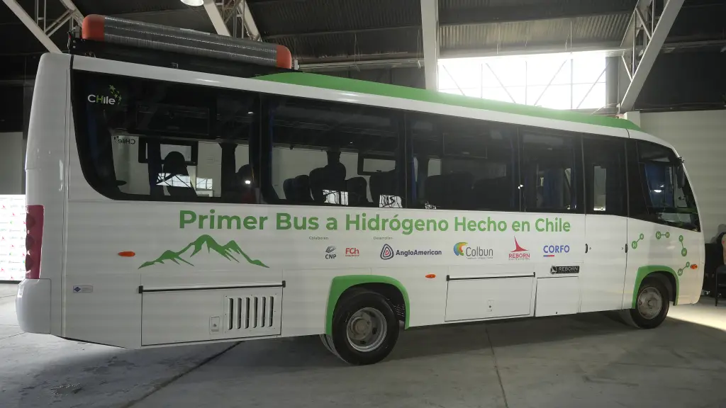 Lanzan primer bus a hidrógeno hecho en Chile ,Prensa Presidencia