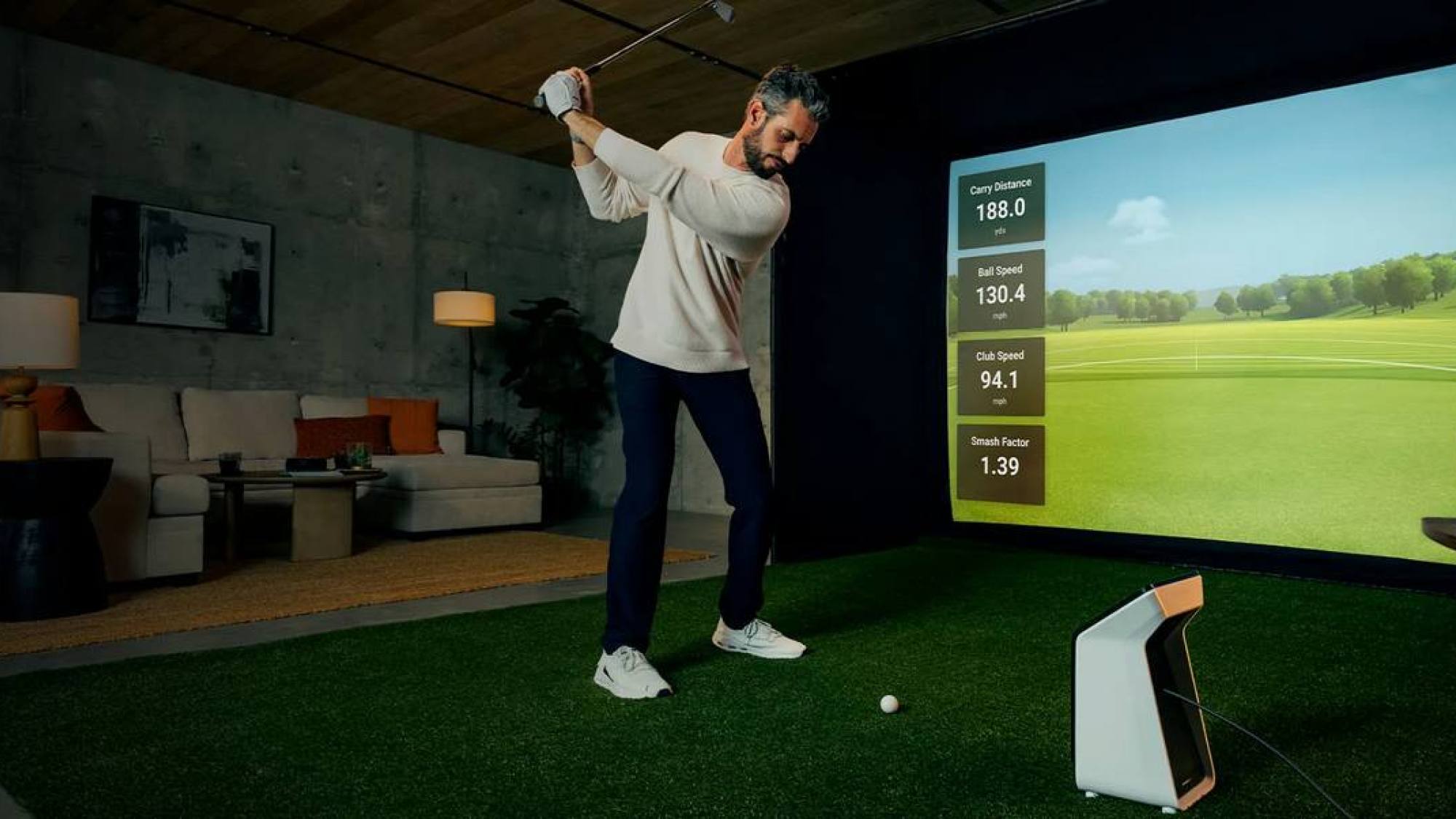 Plataforma y tecnología permite conocer detalles del desempeño deportivo en golf, Gentileza