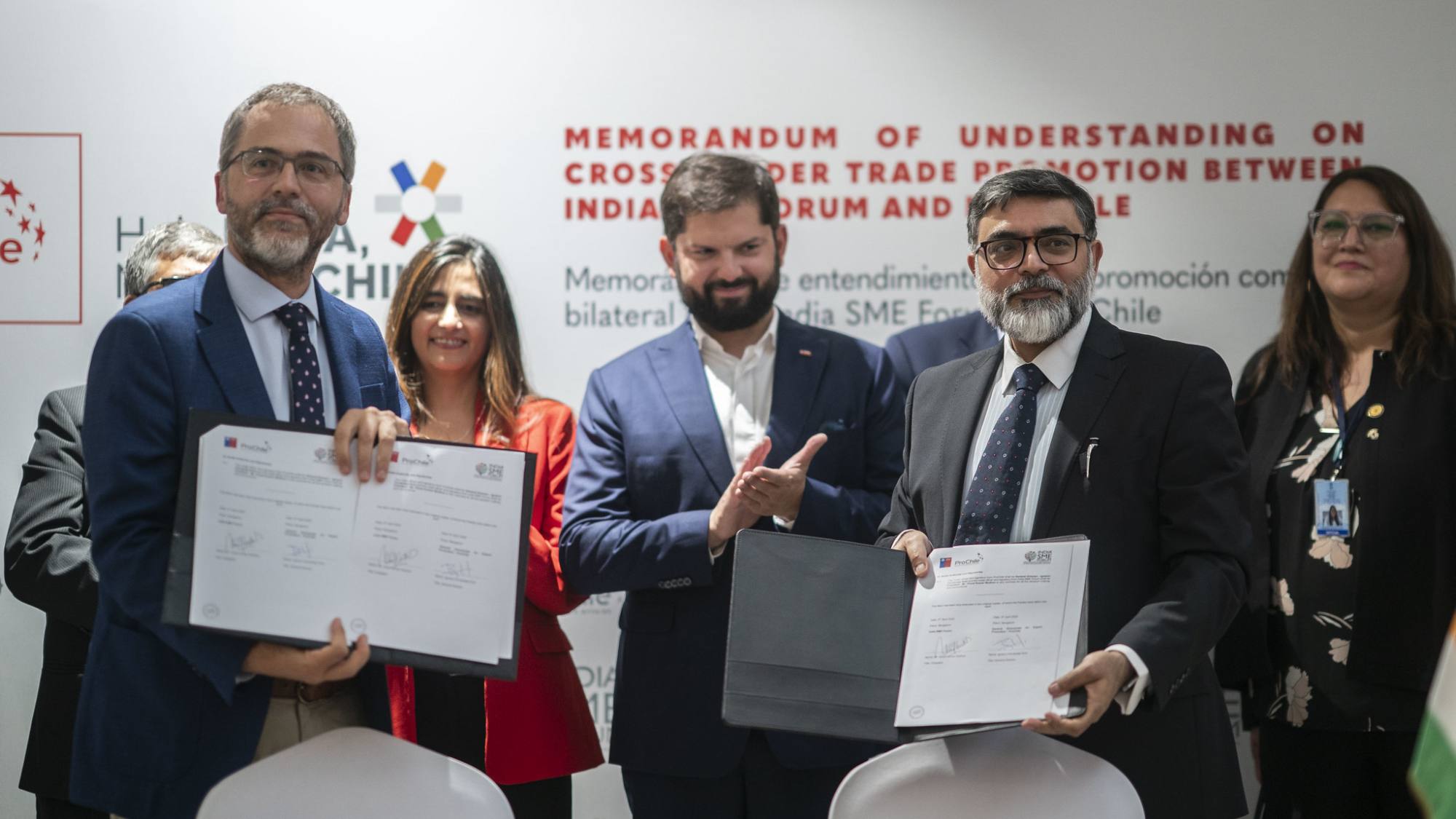 ProChile firma acuerdo con foro de pymes en India para impulsar la colaboración en tecnología e innovación, ProChile