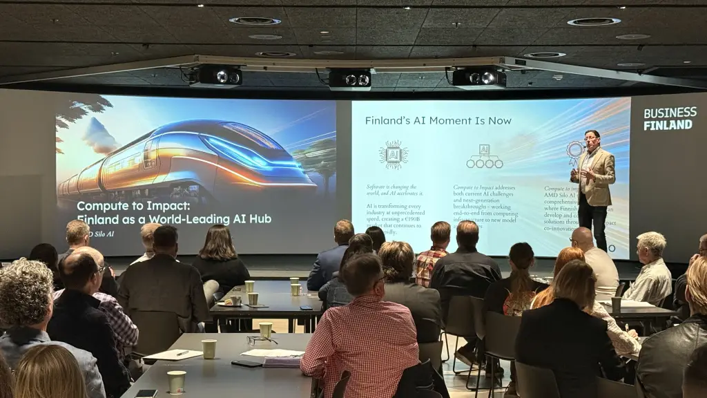 Timo Sorsa, Head of GenAI, Business Finland, expla