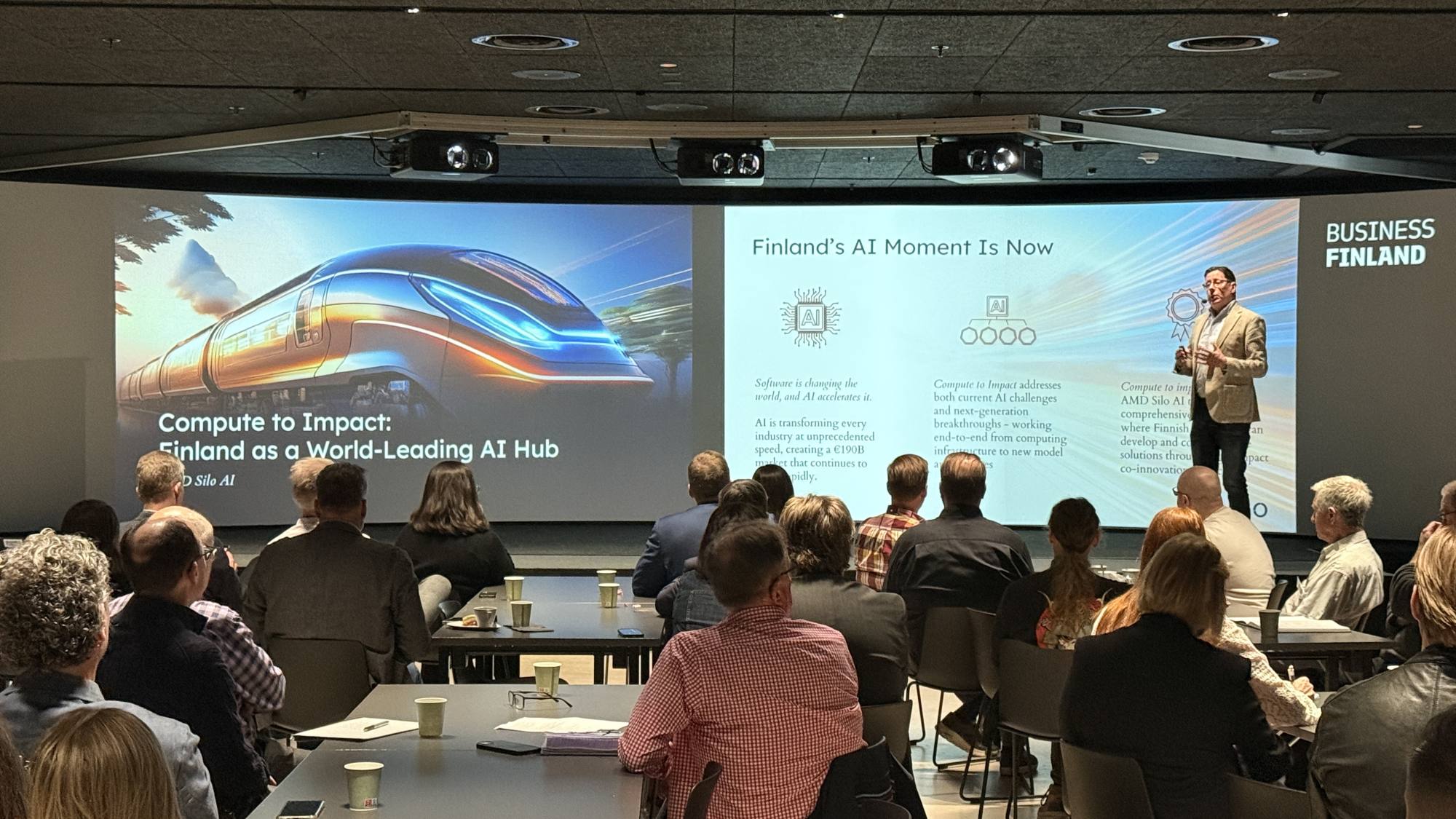 Timo Sorsa, Head of GenAI, Business Finland, expla