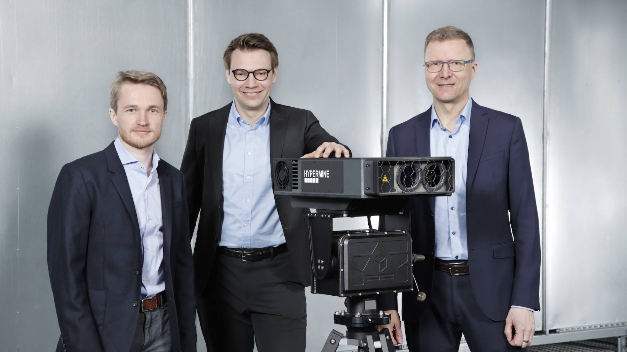 Markku Makkonen, Mikhail Mekhrengin, Andrei Rupasov - Founders Hypermine , Photo: Hypermine / VTT