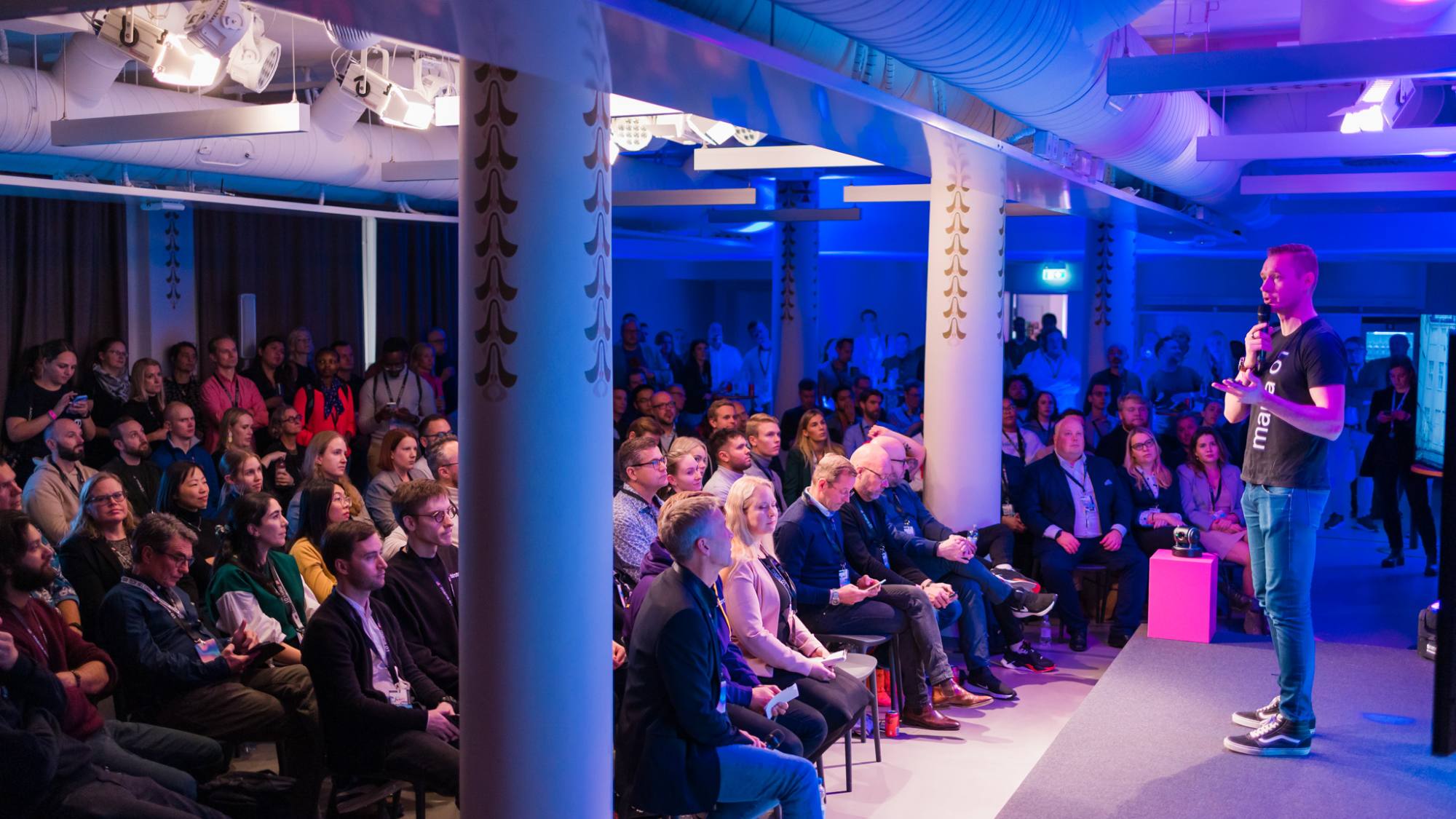 Over 100 startups from 20 countries present their ideas in Helsinki, filmed.fi / Tapio Auvinen