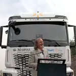 Programa tecnológico apoyado por Corfo consigue certificación de camión a hidrógeno, Corfo