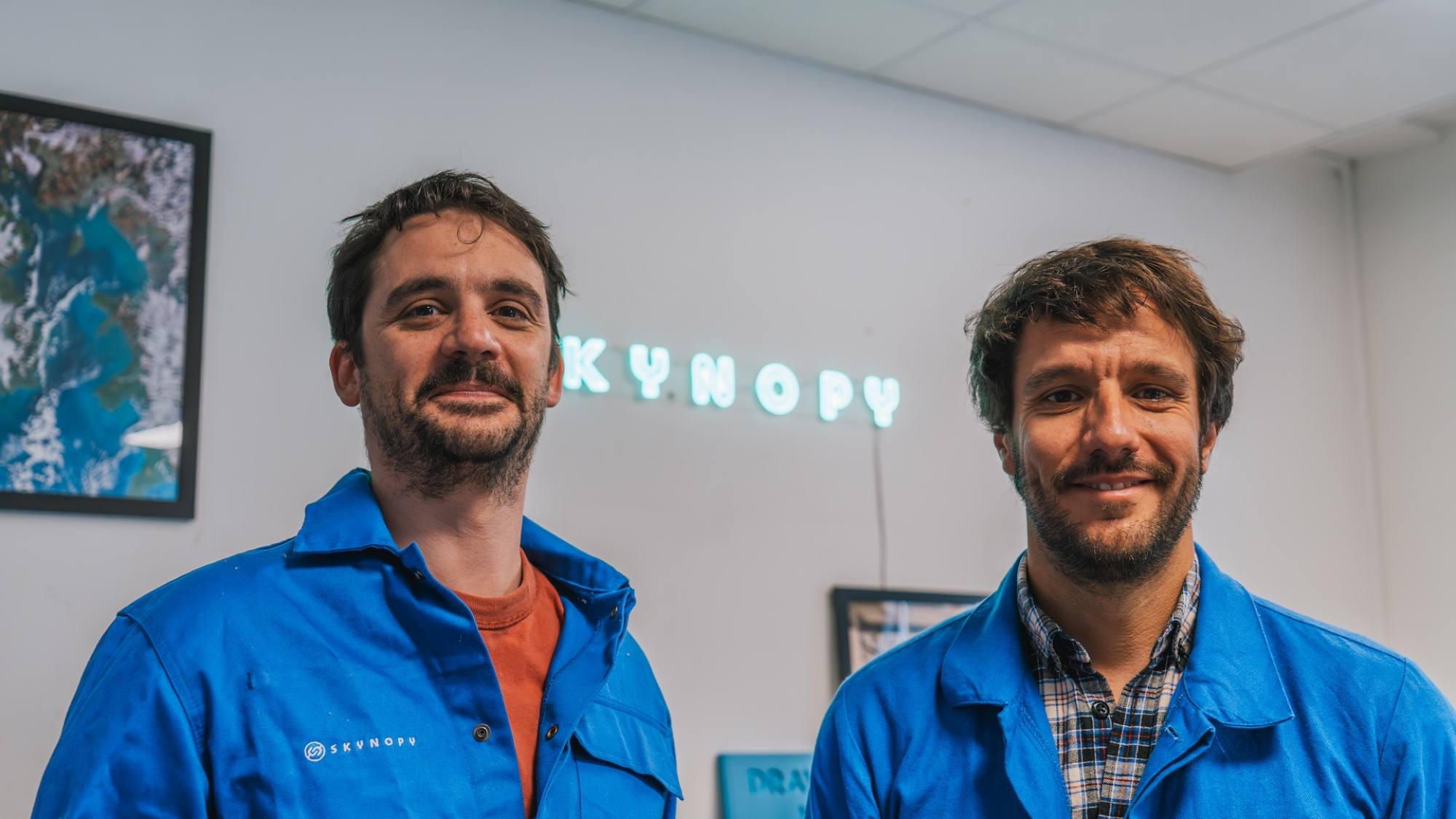 Antonin Hirsh, (CTO) and Pierre Bertrand, co-founder and CEO of Skynopy., Skynopy