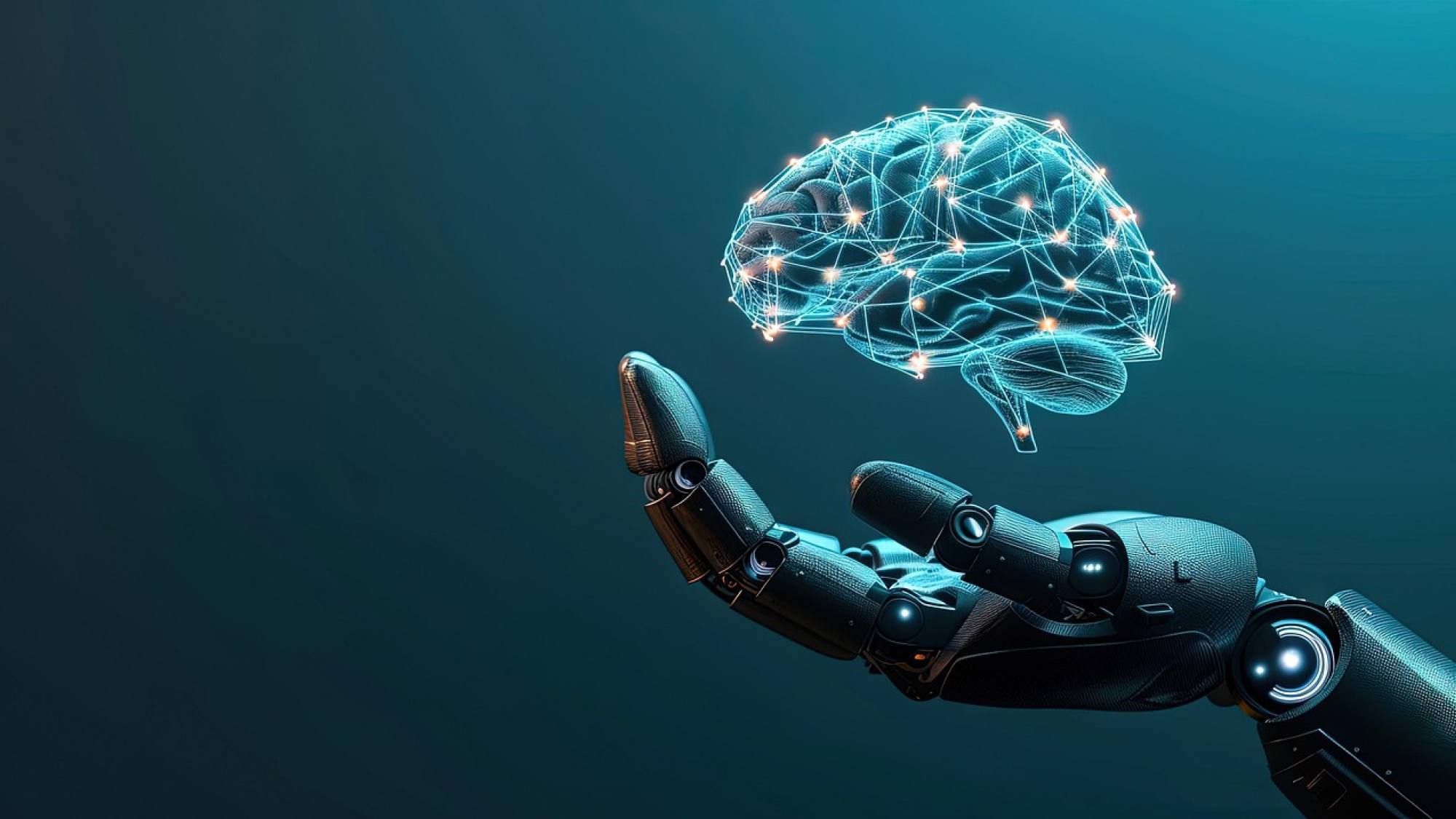 ai generado, robot, mano, cerebro, artificial, inteligencia, ai, ml, máquina, aprendiendo, Pixabay