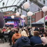 Outside stage at shift business festival