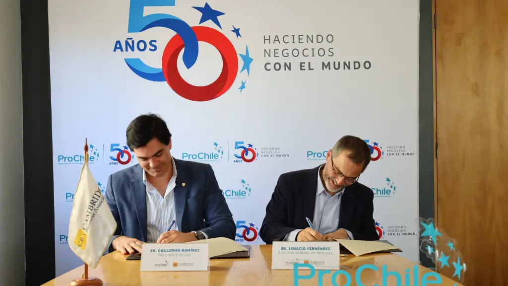 ProChile signs collaboration agreement with Cambridge Business Association, ProChile