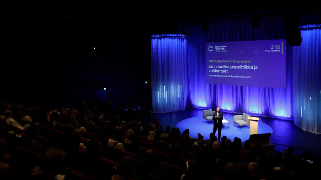 The Europe Forum is open to everyone and free of charge. ,Jaska Poikonen / Europe Forum (2024)