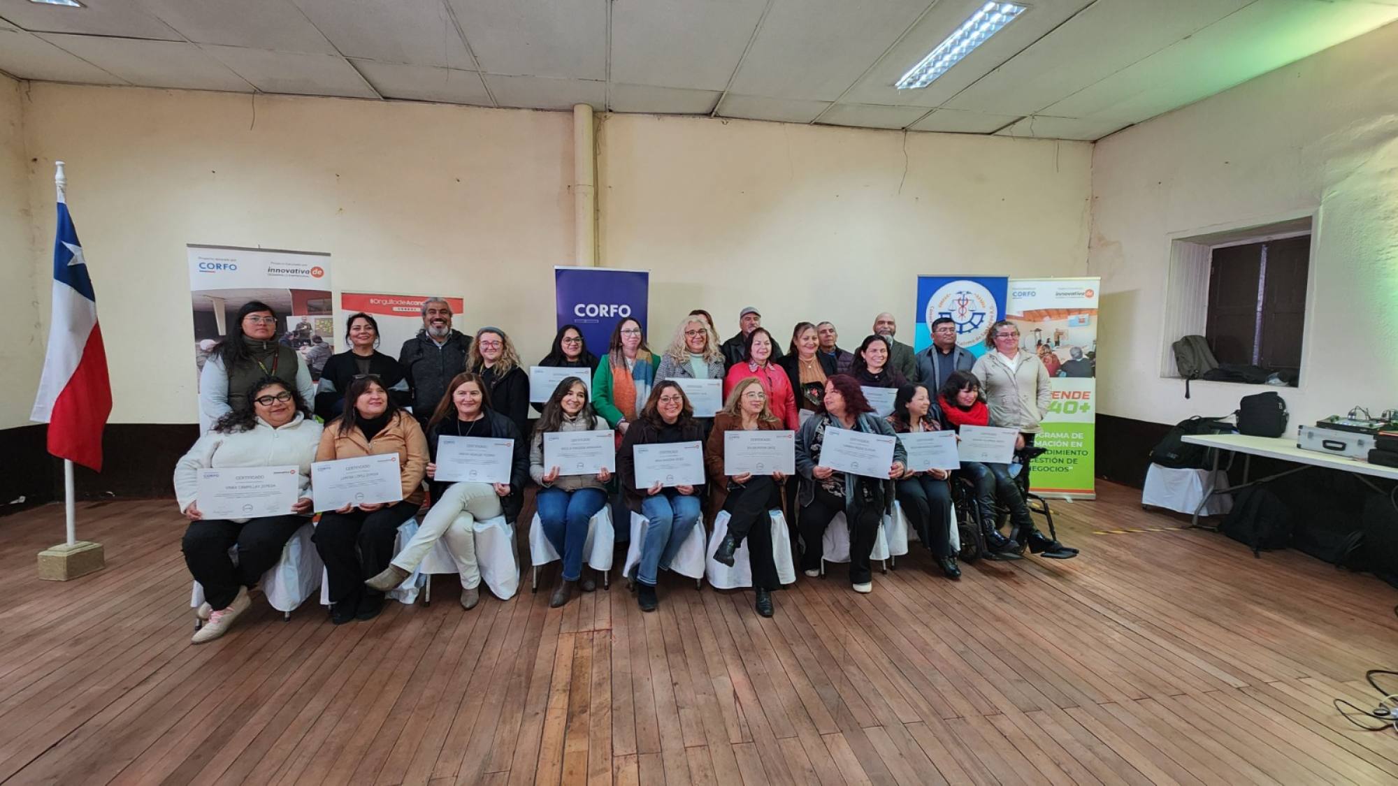 Emprende 40+: Cerca de 30 emprendedores mayores de 40 años de San Felipe se capacitaron con programa, Corfo Valparaíso