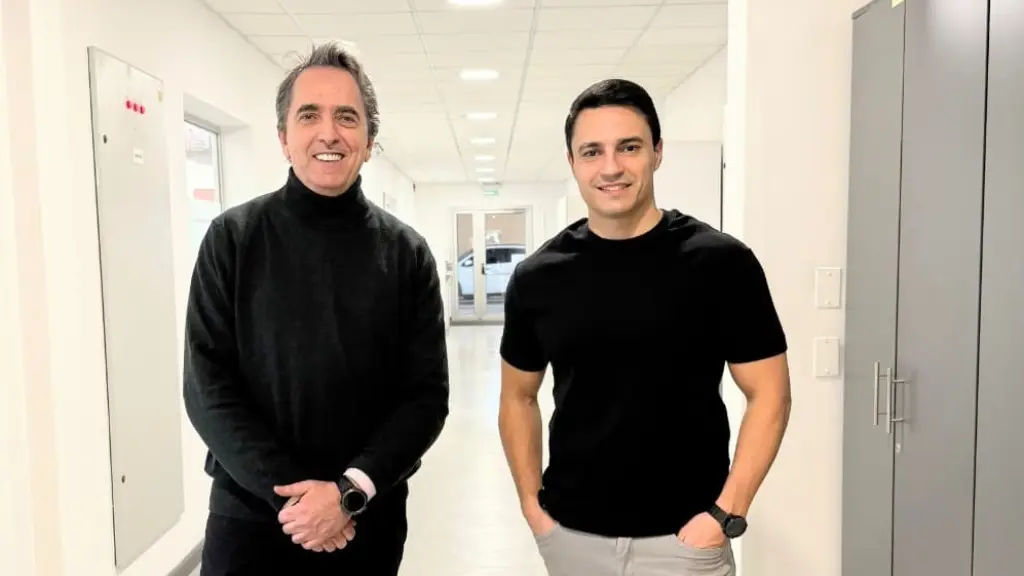 Guillermo Valera (Marvik) y Nicolás Tambucho (CEO Guska). ,Gentileza Institut Pasteur de Montevideo