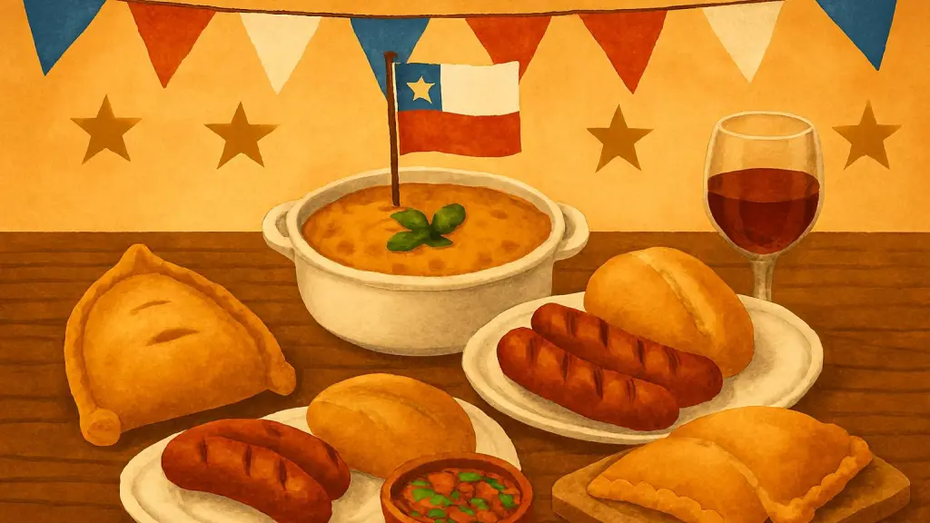 Comida Fiestas Patrias ,Imagen generada con IA