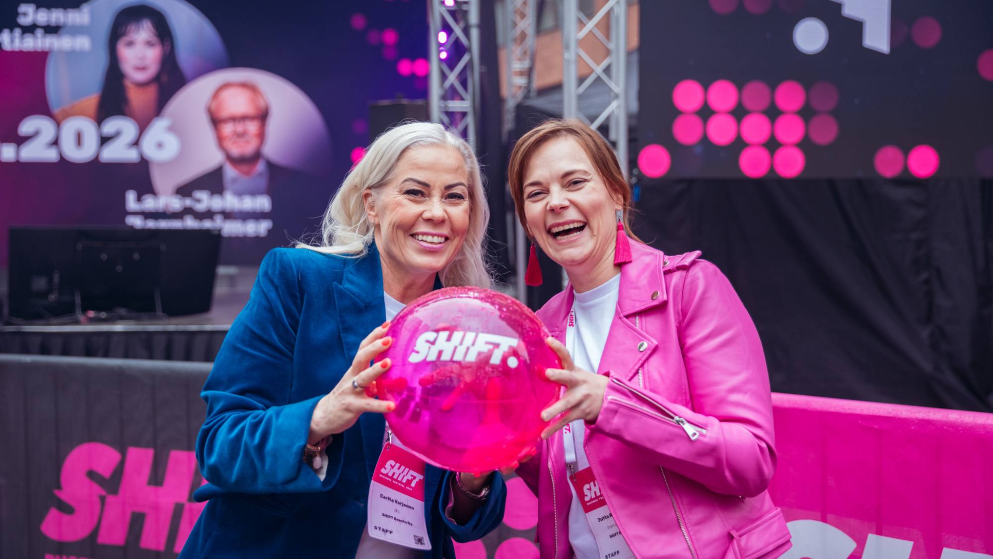 CEO Carita Varjonen and Program Director Jutta Ruusunen, SHIFT