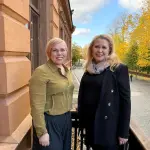 Mayor Piia Elo and Suvi Innilä, Director of the Turku 800 Project. ,Entreprenerd Media
