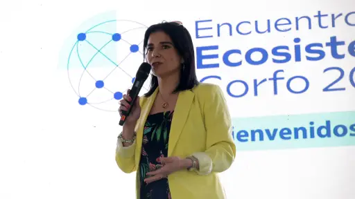 Maricho Gálvez, gerenta de Emprendimiento de Corfo. ,Corfo