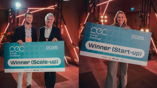 Ammobia and KC8 Capture Technologies win the 2025 new Energy Challenge ,IMAGE: New Energy Challenge