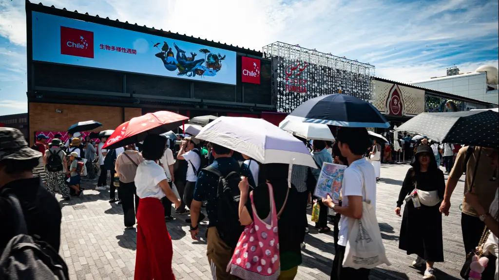 El pabellón logró más de 2 millones de visitantes. ,ProChile