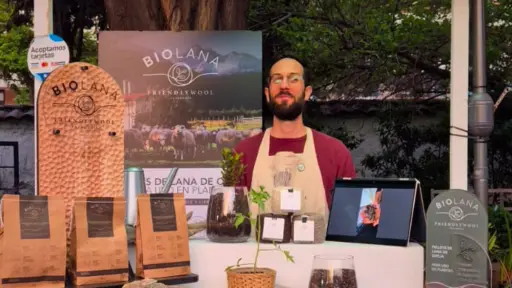 Biolana: el innovador pellet de lana de oveja que conquistó Expo Jardines 2025 ,Corfo Aysén
