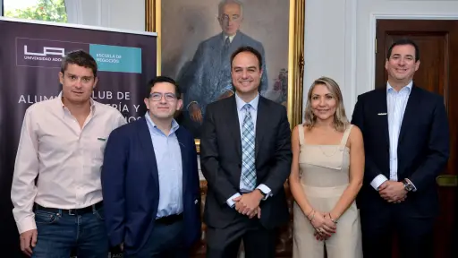La Universidad Adolfo Ibáñez (UAI), a través del Club de Minería y Negocios UAI, firmó un acuerdo estratégico con Endeavor Chile. ,Gentileza UAI