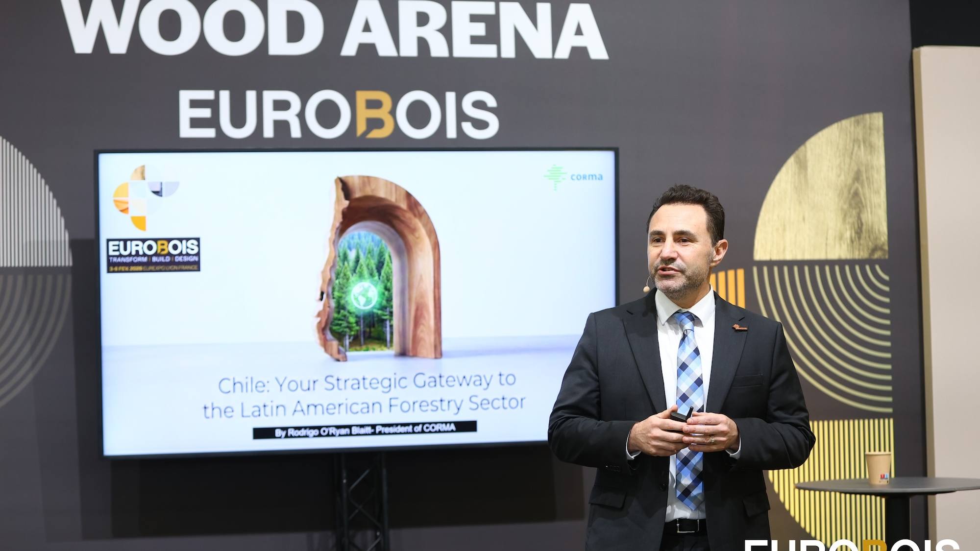 Rodrigo O’Ryan,  presidente de Corma., , Eurobois