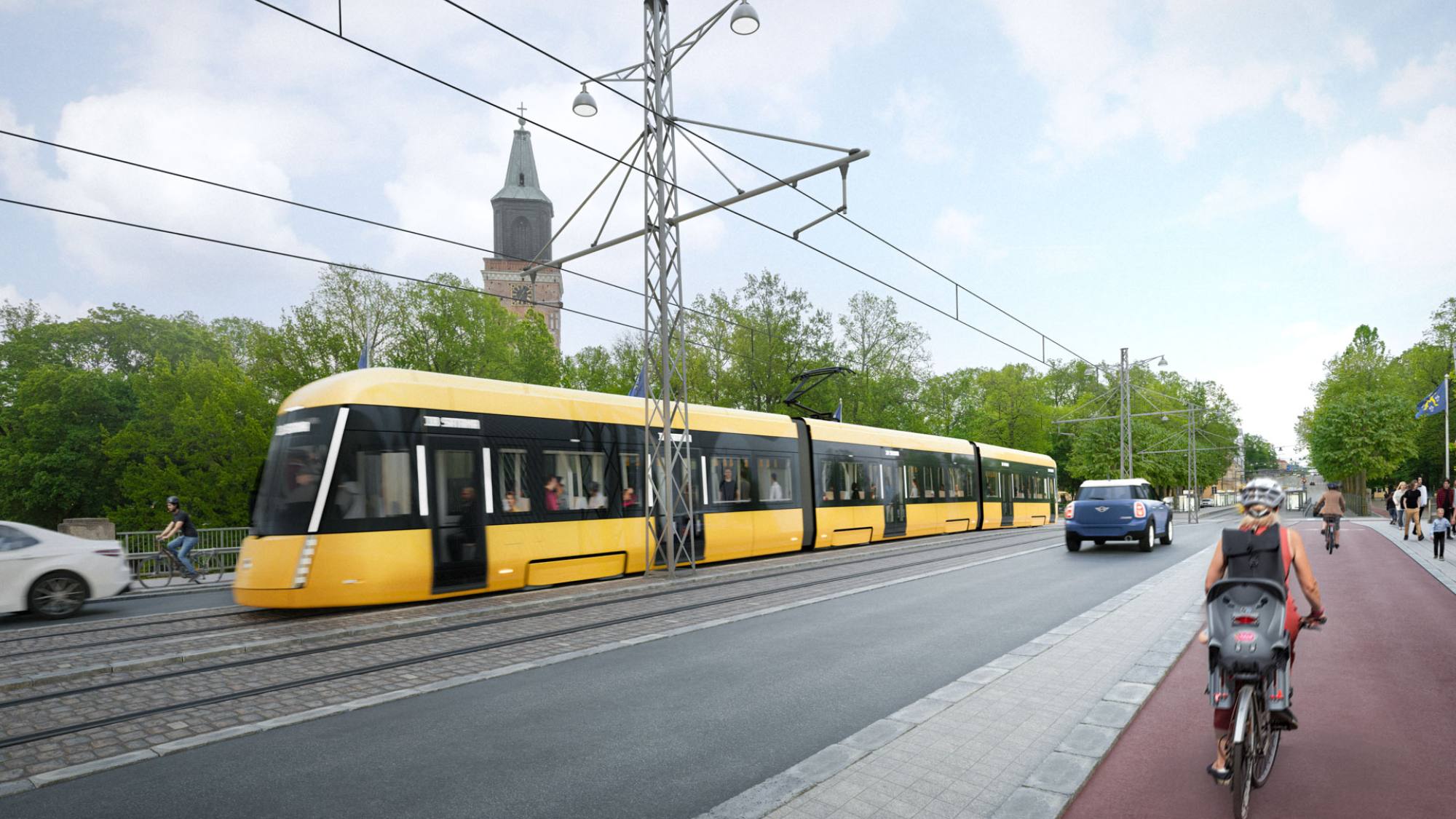 Cathedral Bridge, Turku Tramway Alliance
