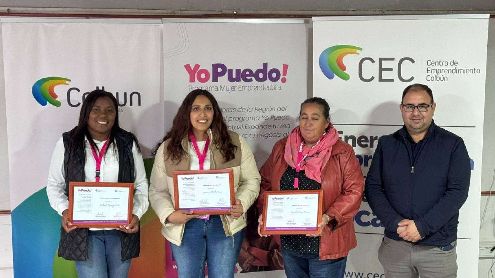 Cierre programa Yo Puedo Mujer Emprendedora en Coronel , CEC