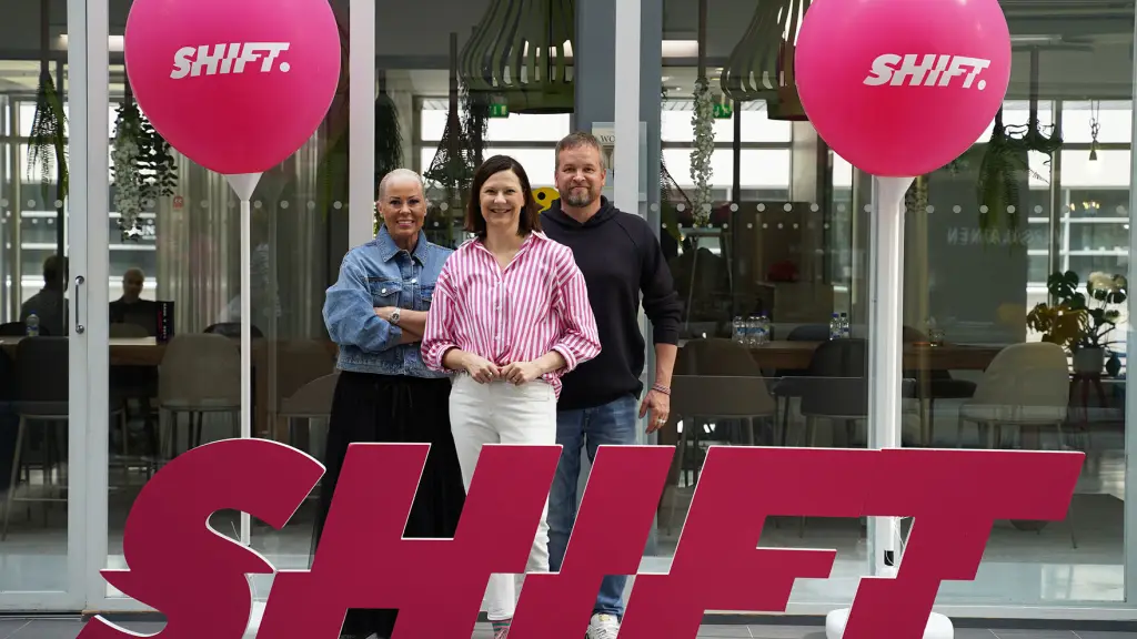 Carita Varjonen, Minna Arve and Vesa Palander, they spoke about ambition, courage, and internationality, which will also be highlighted in the upcoming SHIFT. ,SHIFT