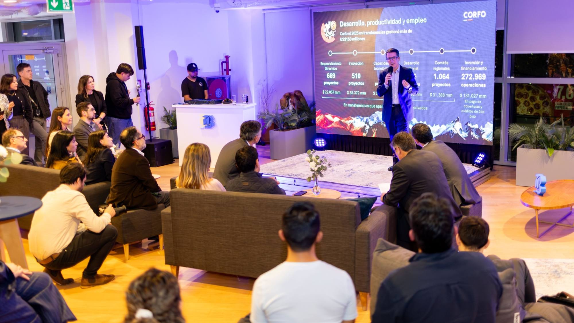 Corfo fortalece financiamiento a startups: suma a Banco de Chile para su Cobertura Escala ProInversión, Corfo 