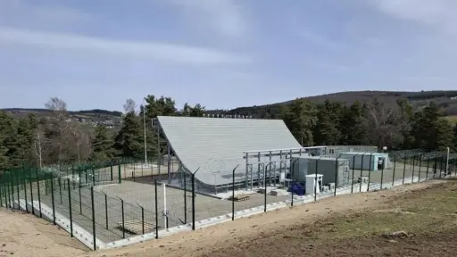 SORASYS-1, the first space surveillance radar. ,Credit: Look Up