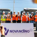 Novandino Litio inaugura flota de camiones eléctricos ,Gentileza Novandino