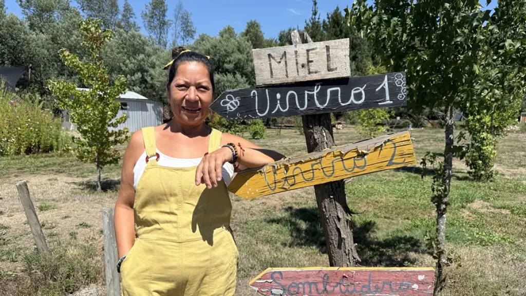 Amalia Cruz, dueña de Copihues de Rucalhue. ,CEC