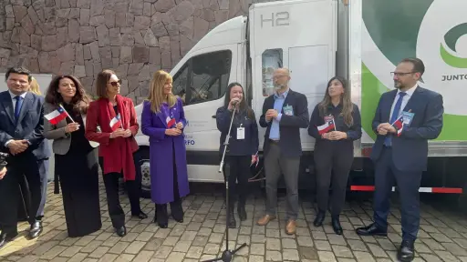 Se lanza primer vehículo de carga a hidrógeno verde diseñado y producido en Chile ,Gentileza