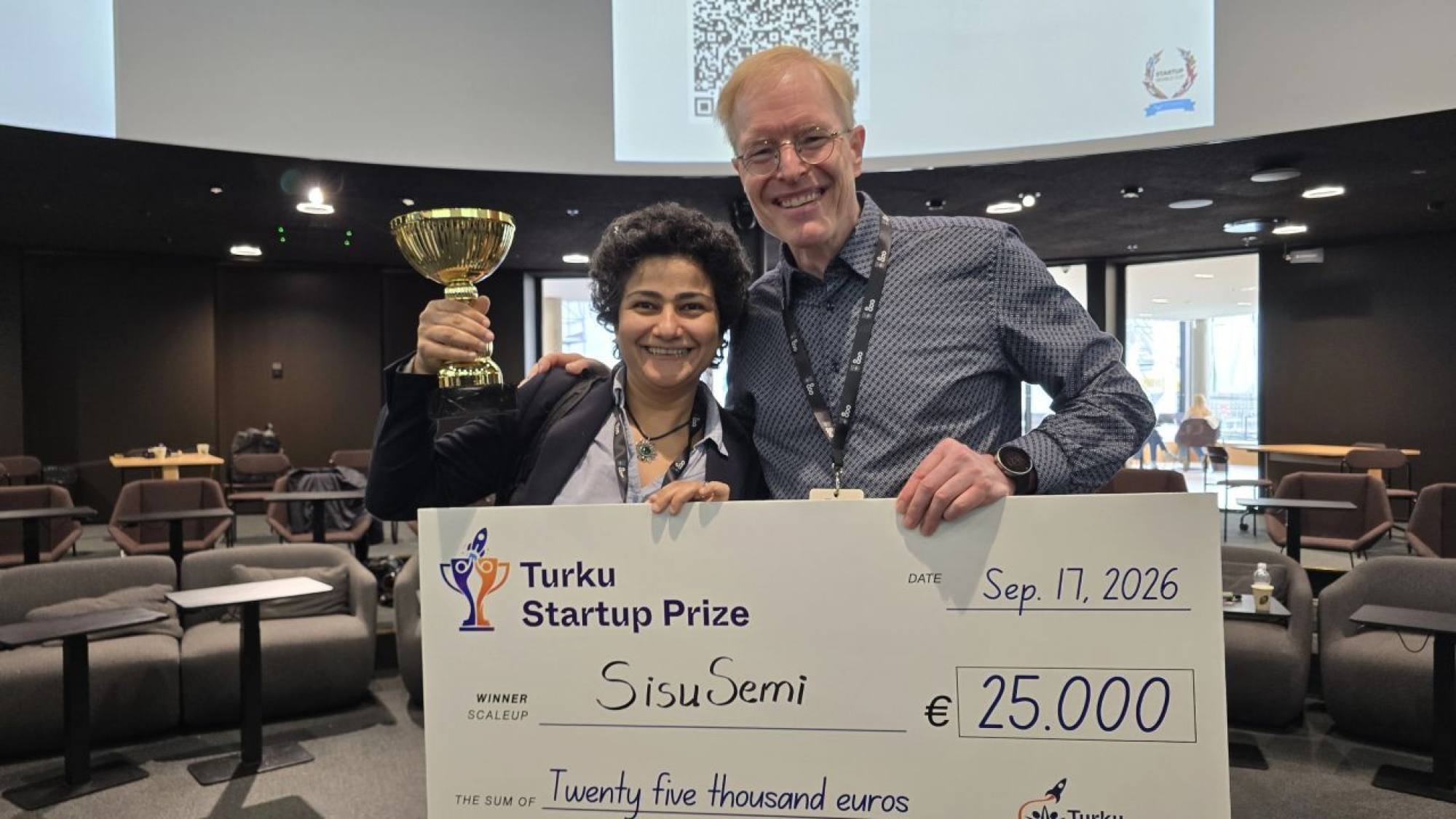 SisuSemi won the Turku Startup Prize competition. , Turku Startup Hub
